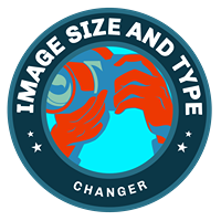 Image Size and Type Changer Logo